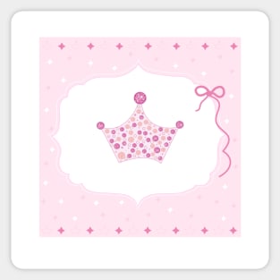 Crown with diamonds Sticker